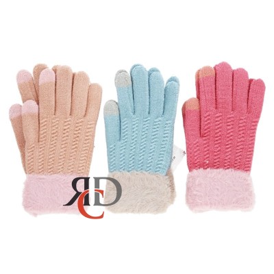 LADIES WINTER KNIT GLOVES WHG29